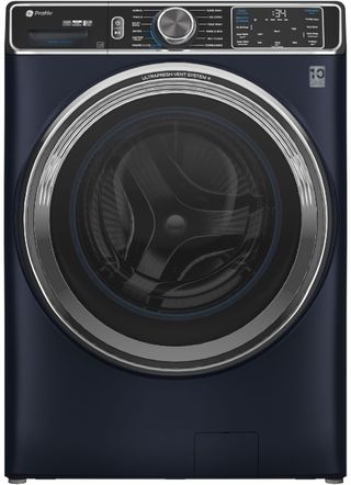 GE Profile™ 5.3 Cu. Ft. Sapphire Blue Front Load Washer with UltraFresh™ Vent System+ with OdorBlock™