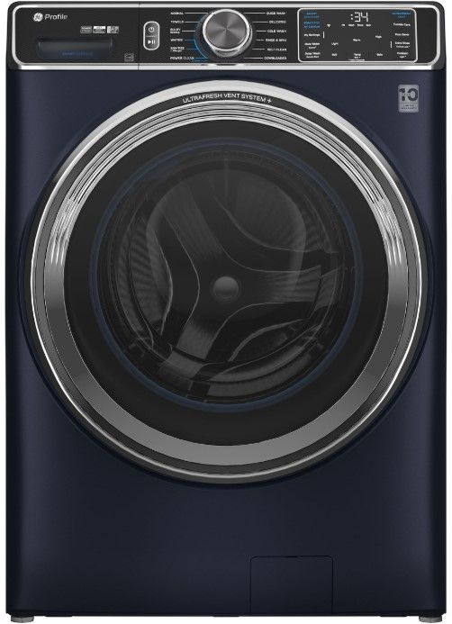 GE Profile™ 5.3 Cu. Ft. Sapphire Blue Front Load Washer with UltraFresh™ Vent System+ with OdorBlock™-0