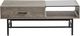 Magnussen Home® Fenwick Whitetail Brown Rectangular Lift Top Cocktail Table with Matte Black Base-3