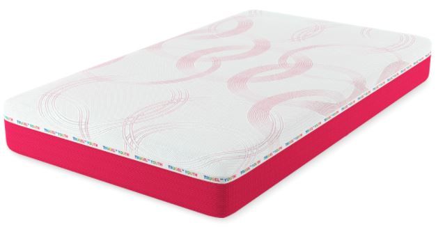 Glideaway® Youth Pink Twin Memory Foam Mattress-0