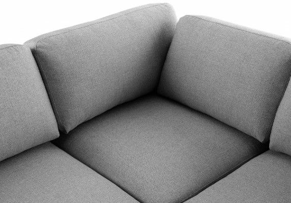 Meridian Furniture Beckham 6-Piece Grey Modular Sectional Sofa Set-3