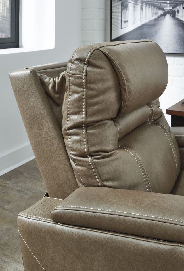 Signature Design by Ashley® Crenshaw Cappuccino Power Recliner-2