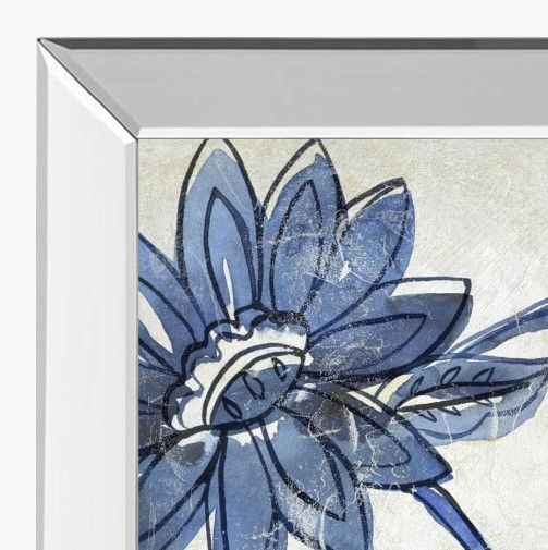 Classy Art Vintage Porcelain II by Chariklia Zarris Mirrored Frame Wall Art-1