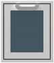 Hestan® AGAD Series 18" Pacific Fog Outdoor Right Hinge Single Access Door-0