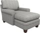 Best® Home Furnishings Customizable Reyona Chaise Lounge with Dark Walnut Legs-0