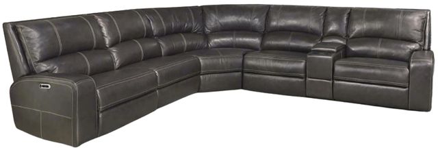Parker House® Swift 6-Piece Twilight Power Reclining Sectional with Power Headrest-0