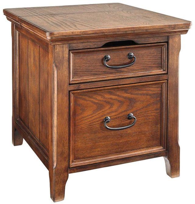 Signature Design by Ashley® Woodboro 2-Piece Dark Brown Living Room Table Set-2