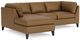 EQ3 Customizable Salema 2-Piece Leather Left-Arm Facing Sofa Sectional and Chaise-2