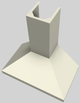 Vent-A-Hood® K Series 36" Biscuit Wall Mounted Range Hood-1