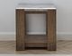 Steve Silver Co. Libby Gray End Table with Dusty Caramel Base-1