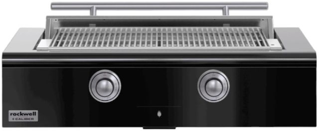 Caliber™ Rockwell Social 2-Burner Gloss Black Built-In Natural Gas Grill with Stainless Steel Hardware-0