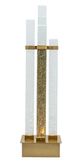 A & B Home Clear/Gold Crystal Table Lamp-1