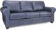 Decor-Rest® Furniture LTD 3179 Blue Leather Sofa Sleeper-0