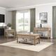 Homelegance® Myrna Wire Brushed Power Glaze Natural Sofa Table-1