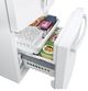 GE® 33" 18.6 Cu. Ft. White Counter Depth French Door Refrigerator with Internal Water Dispenser-4