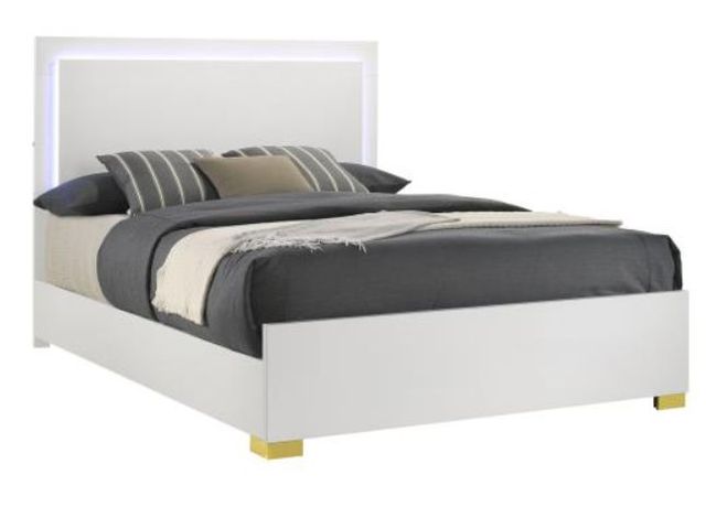 Coaster® Marceline White Full Panel Bed-0