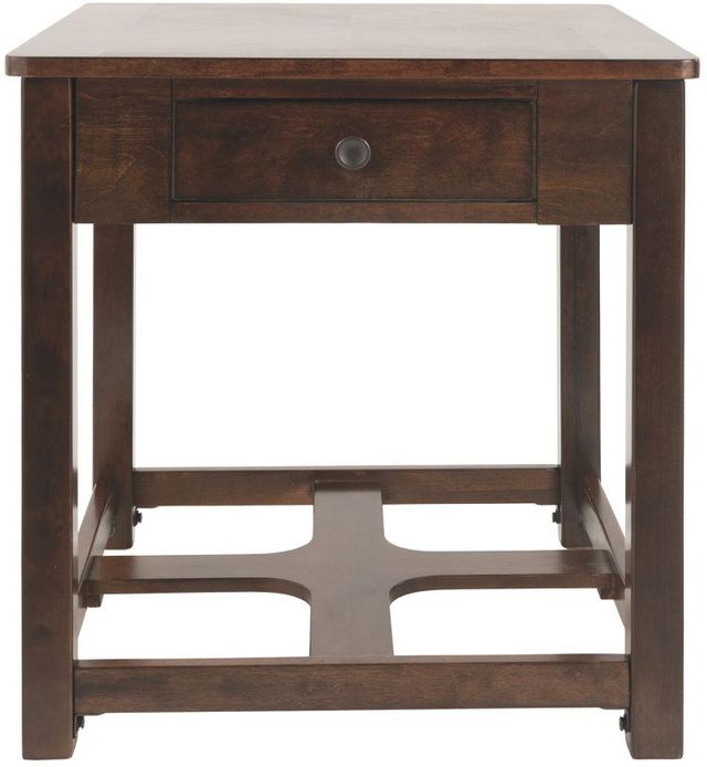 Signature Design by Ashley® Marion Dark Brown End Table-1