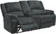 Signature Design by Ashley® Draycoll Slate Manual Reclining Loveseat with Console-4