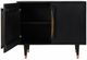 Sagebrook Home Norte Black Chest-4