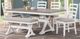 American Wholesale Furniture Brookside Grey/White Dining Bench-1