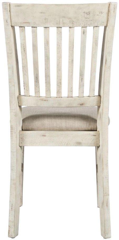 Jofran Inc. Rustic Shores Scrimshaw Cream Desk Chair-3