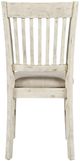 Jofran Inc. Rustic Shores Scrimshaw Cream Desk Chair-3