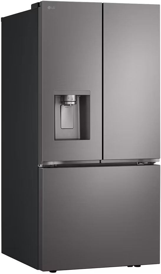 LG 33 in. 24.5 Cu. Ft. Black Stainless Steel French Door Refrigerator-2