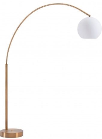 Zuo® Modern Griffith Brushed Brass Floor Lamp-0