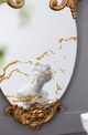 A & B Home Antique Gold Decorative Wall Mirror-3