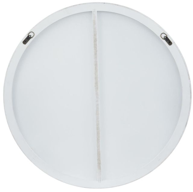 Deco Marche White 30" Thin Minimalistic Frame Mirror-2