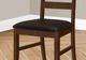 Monarch Specialties Inc. 2-Piece Brown/Walnut High Slat-Back Side Chair Set-3