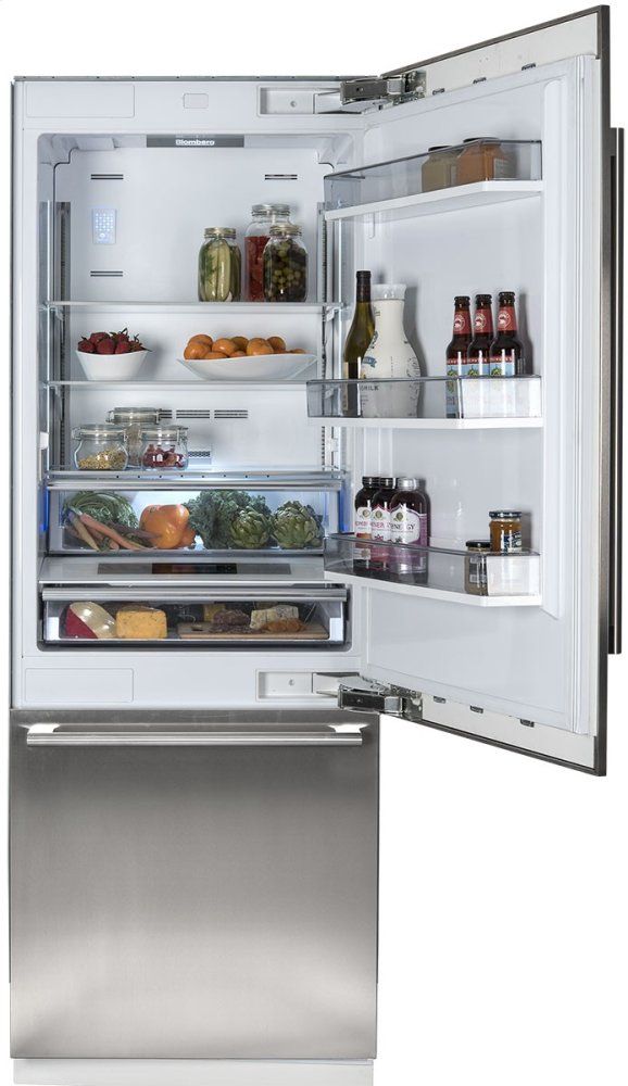Blomberg® 30" 16.4 Cu. Ft. Panel Ready Built-In Bottom Freezer Refrigerator-1