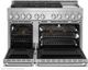 JennAir® Noir™ 48" Stainless Steel Pro Style Natural Gas Range-1