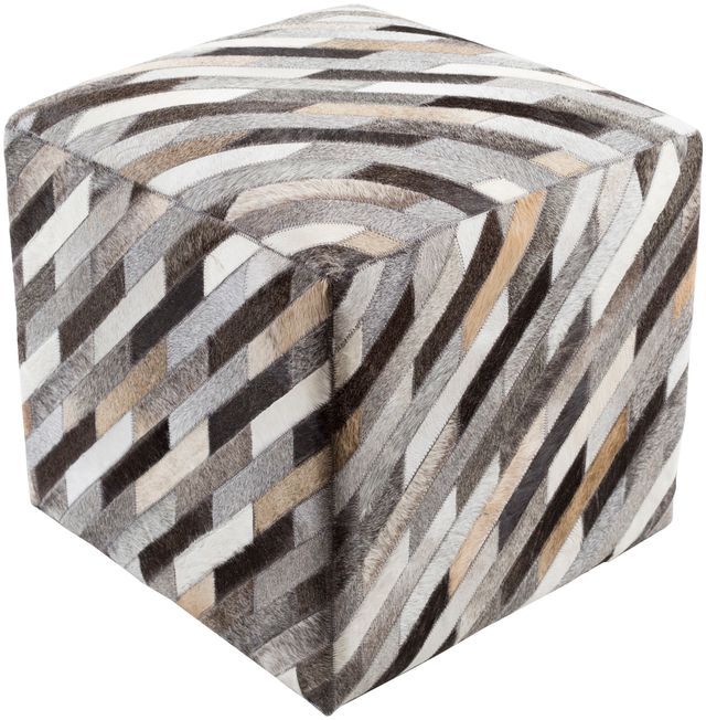 Surya New Lycaon Multi-Color Pouf-0