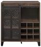 ACME Furniture Treju Black/Rustic Oak Wine Cabinet-1