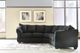 Signature Design by Ashley® Darcy 2-Piece Black Sectional-1
