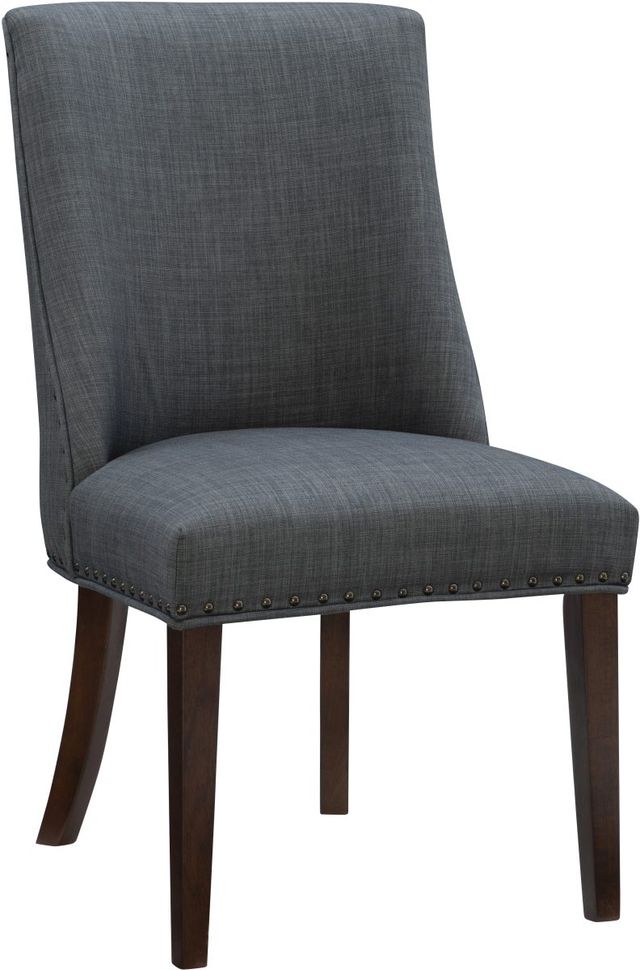 Powell® Auden 2-Piece Espresso/Gray Dining Chair Set-3