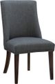Powell® Auden 2-Piece Espresso/Gray Dining Chair Set-3