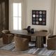 Crestview Milan 2-Piece Chocolate Dining Chair Set-1