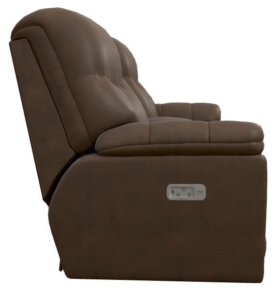 La-Z-Boy® Morrison Whiskey Power Reclining Loveseat with Console, Headrest, and Lumbar-2