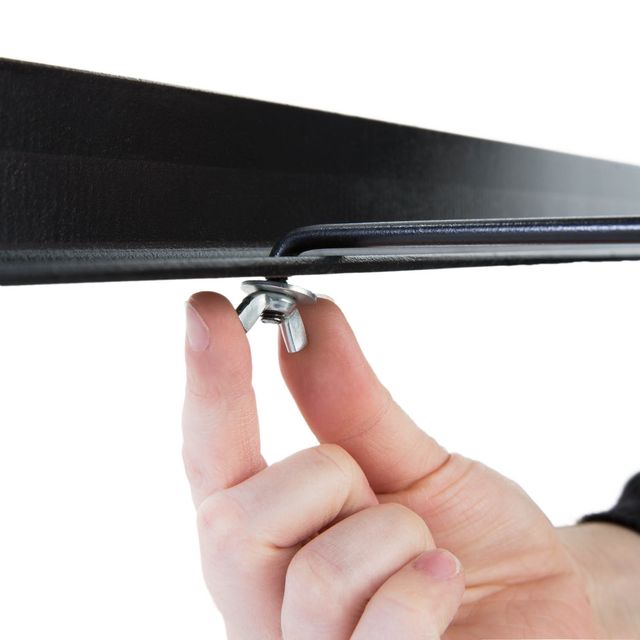 Malouf® Structures® Twin/Full Hook-In Rail System with Wire Support-4