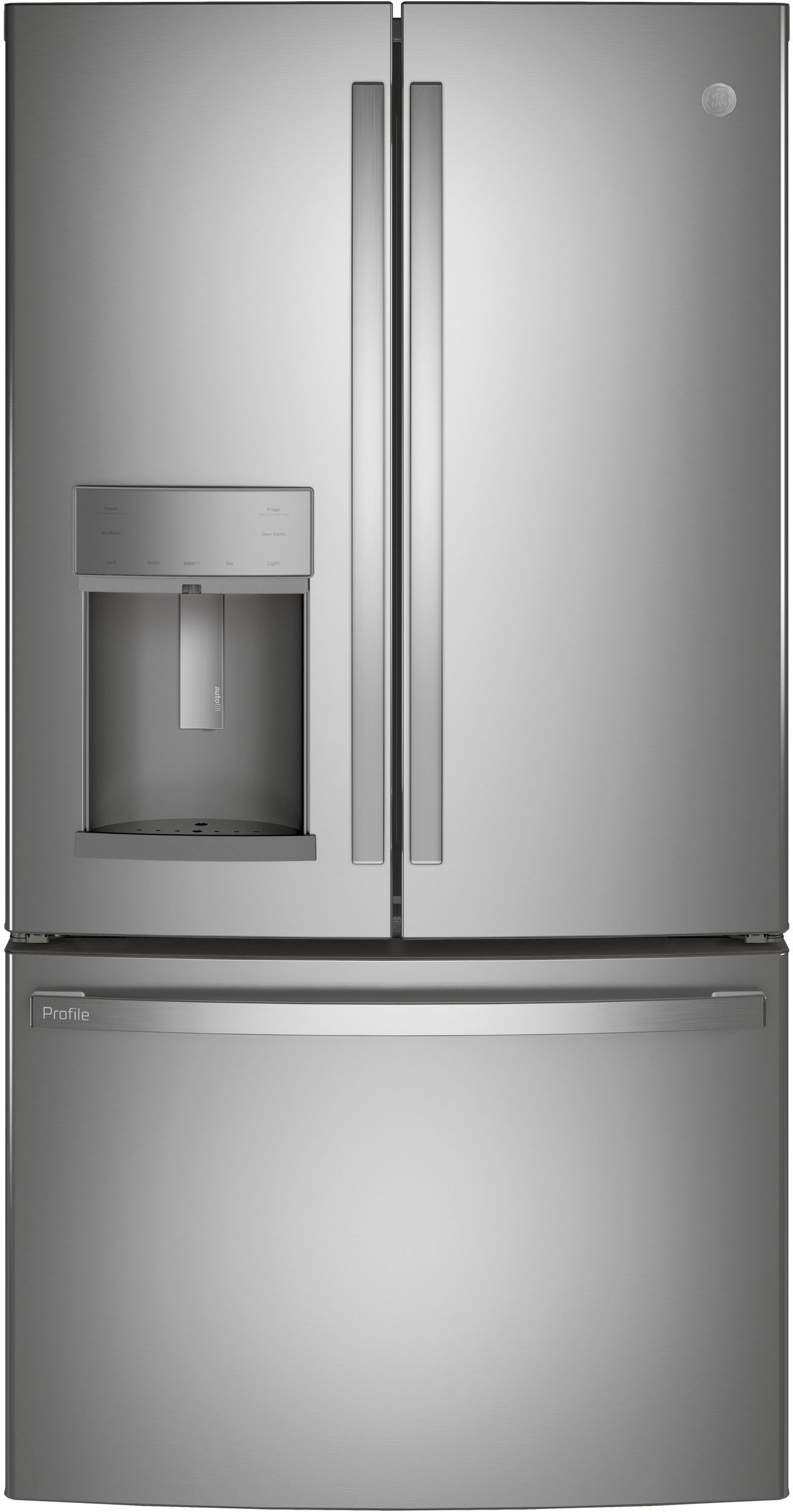 GE Profile™ 36 in. 22.1 Cu. Ft. Fingerprint Resistant Stainless Steel Counter Depth French Door Refrigerator