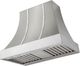 AGA Cascade 36" Stainless Steel Wall Mounted Range Hood with Polished Chrome Trim-0