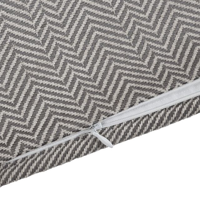 HiEnd Accents 3-Piece Taupe Chenille Queen Duvet Cover Set-3