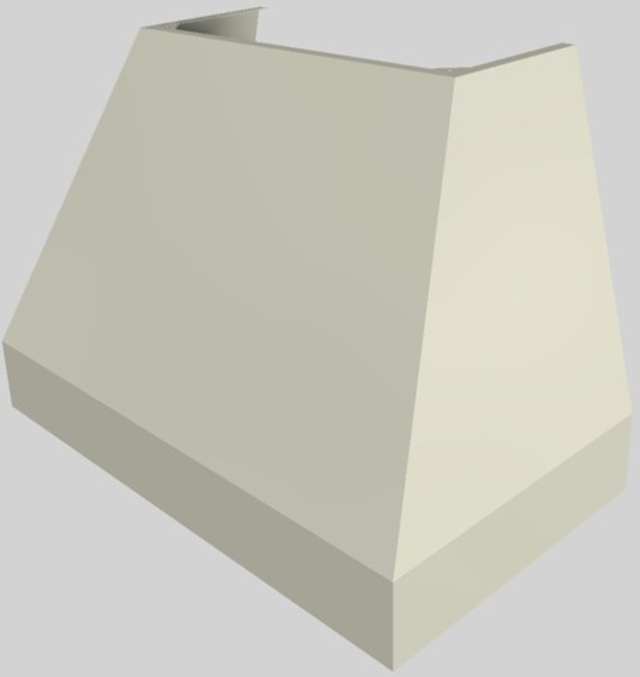 Vent-A-Hood® Designer Series 42" Biscuit Wall Mounted Range Hood-1