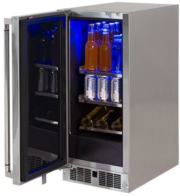 LYNX® Professional 15" 2.73 Cu. Ft. Stainless Steel Outdoor Compact Refrigerator -1