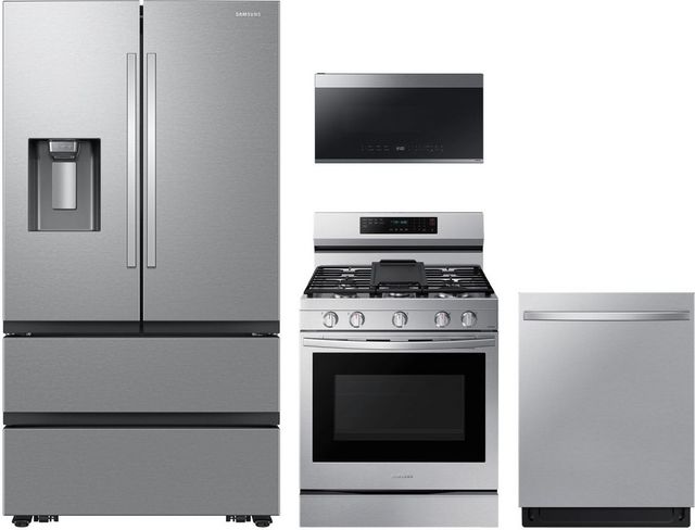 Samsung 4 Piece Stainless Steel Kitchen Package | Bill Smith Appliance ...