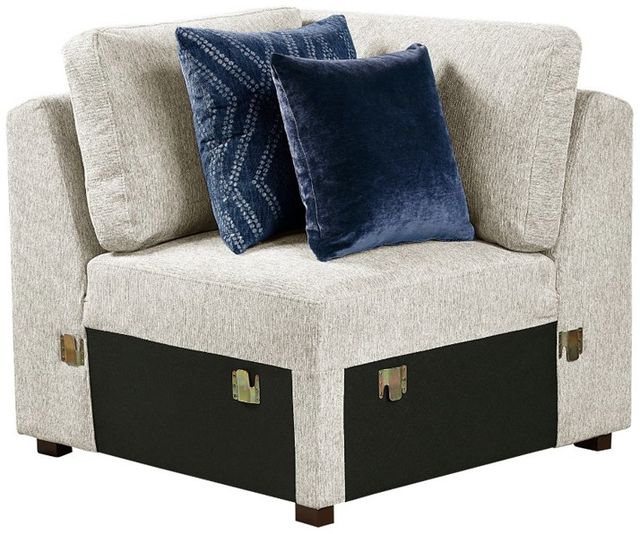 Homelegance® Isla 3-Piece Beige L-Shape Sectional with Pull-Out Bed-4