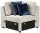 Homelegance® Isla 3-Piece Beige L-Shape Sectional with Pull-Out Bed-4
