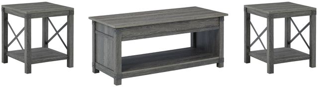 Signature Design by Ashley® Freedan 3 Piece Grayish Brown Living Room Table Set-0